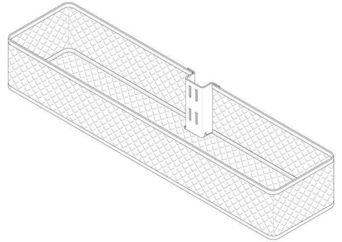 Meshkorg Mellan Vit Elfa